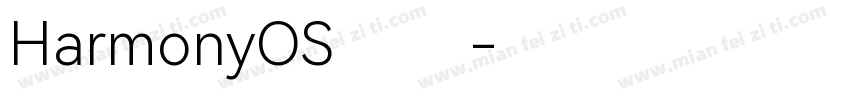 HarmonyOS 黑体字体转换